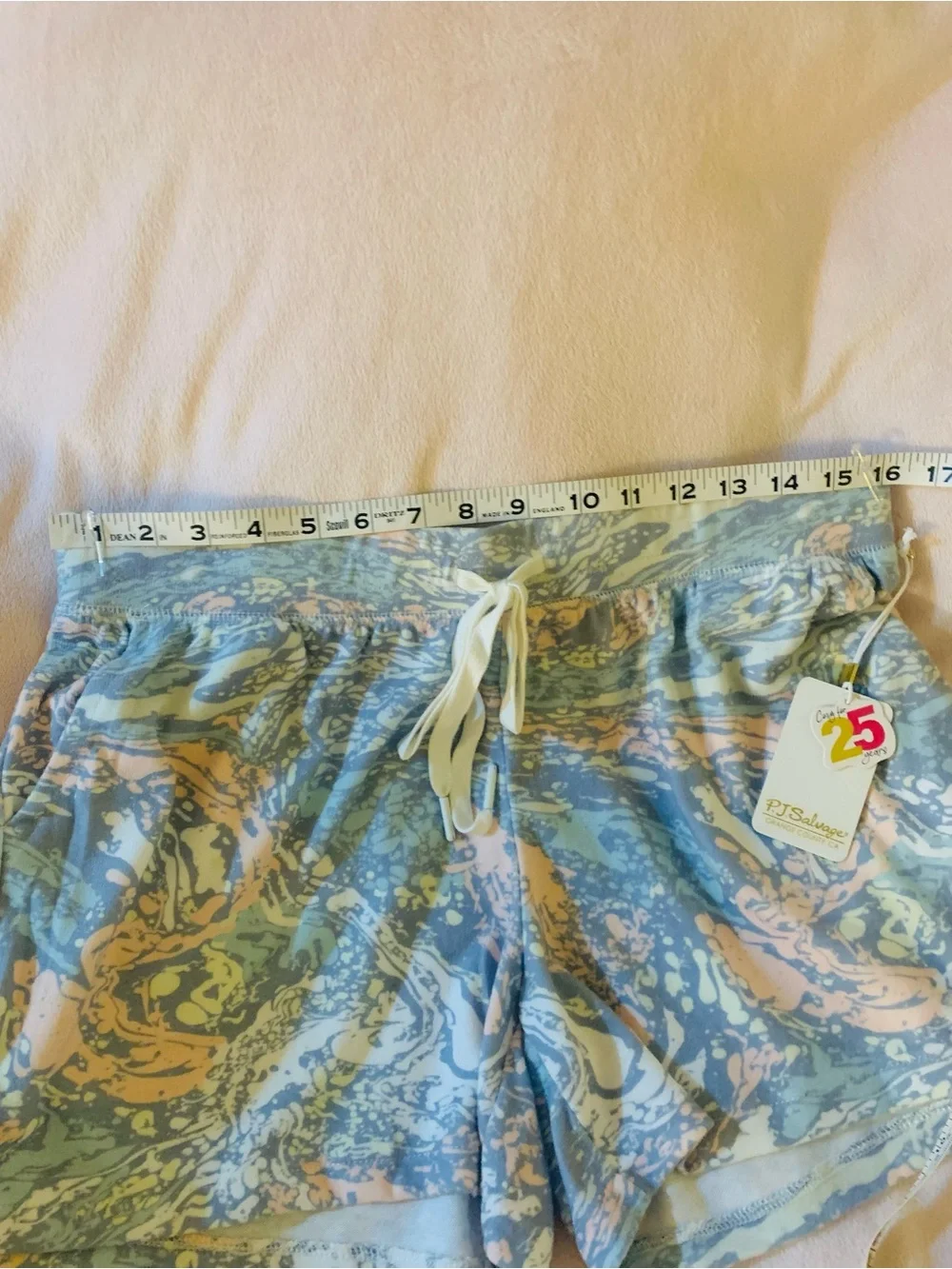 Loungewear Matching Set  PJ Salvage Pastel Pink & Blue Positive Energy Comfy SZM - Picture 10 of 11